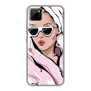 Чехол с картинкой Модные Девчонки Realme C11 (Девушка в халате)