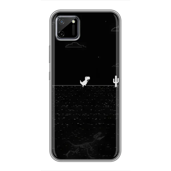 Чехол с рисунком «Динозаврик» для Realme C11