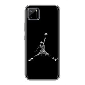 Силиконовый Чехол Nike Air Jordan на Реалми с11 (Джордан)
