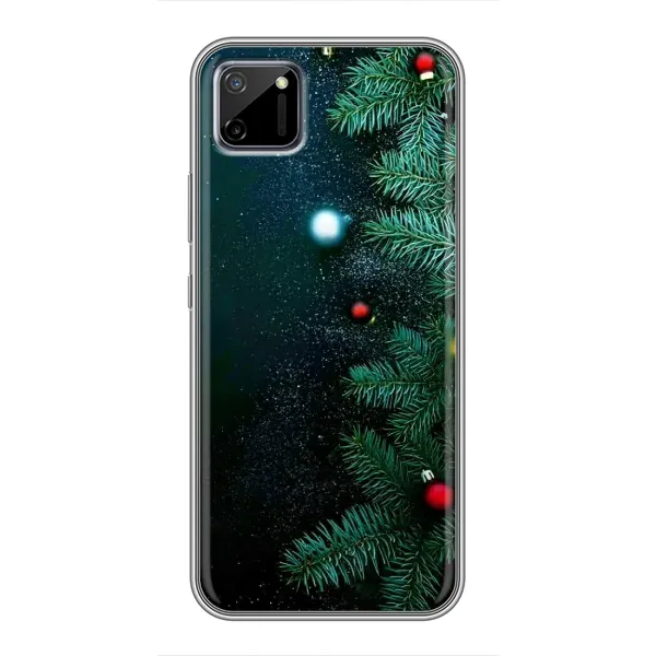 Чехол с рисунком «Елка» для Realme C11