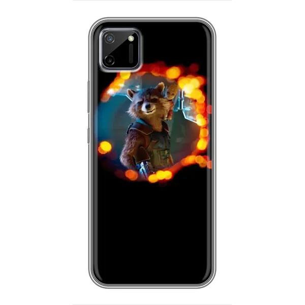 Чехол с рисунком «Енот Ракета» для Realme C11
