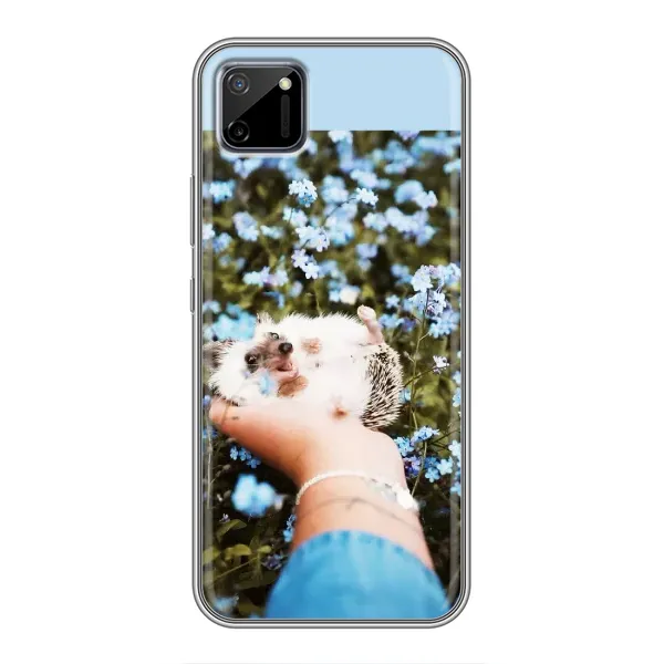 Чехол с рисунком «Ежик на руках» для Realme C11