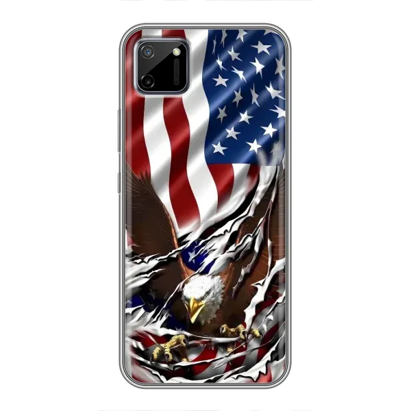 Чехол с рисунком «Флаг USA» для Realme C11