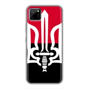 Чехлы УПА (Красно-Чёрный) на Realme C11 (Герб Украины)