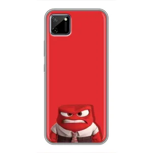 Чехол Головоломка для Realme C11 - (AlphaPrint) (Гнев)