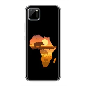 Летний Чехол на Realme C11 (Карта)