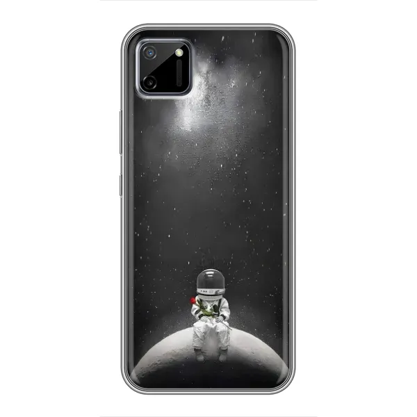Чехол с рисунком «Космонавт романтик» для Realme C11