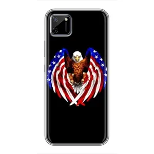 Чехол Флаг USA для Realme C11 (Крылья США)