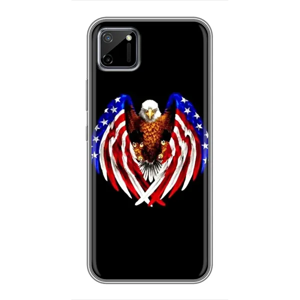 Чехол с рисунком «Крылья США» для Realme C11