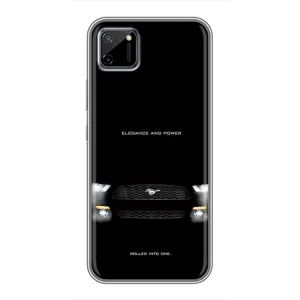 Чехлы с тематикой "Крутые машины" на Realme C11 (Черный Land Rover)