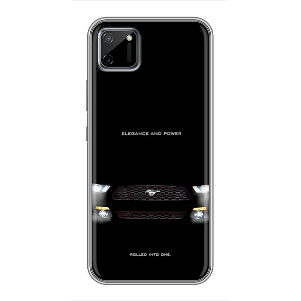 Чехол с рисунком «Черный Land Rover» для Realme C11