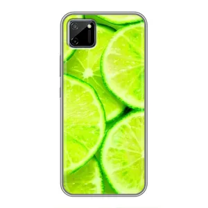 Чехол с изображением вкусной еды для Realme C11 (Лайм)