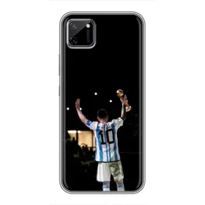Чехлы Лео Месси Аргентина для Realme C11 (Лео Чемпион)