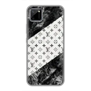 Чехол Стиль Louis Vuitton на Realme C11 (LV на белом)