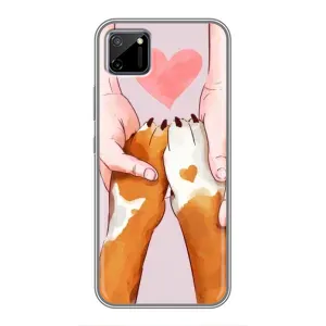 Чехол (ТПУ) Милые собачки для Realme C11 (Любовь к собакам)