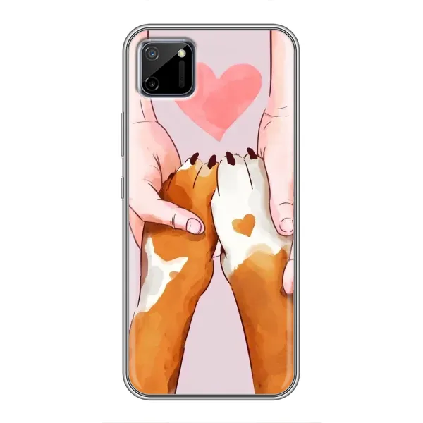 Чехол с рисунком «Любовь к собакам» для Realme C11