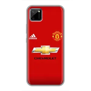 Силиконовые Чехлы принт Футбол на Realme C11 (Man United)