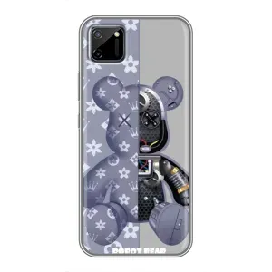 Силиконовый чехол для Realme C11 (Медведь Louis Vuitton)