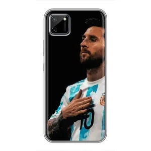 Чехлы Лео Месси Аргентина для Realme C11 (Месси Капитан)