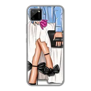 Силиконовый Чехол на Realme C11 с картинкой Стильных Девушек (Мода)