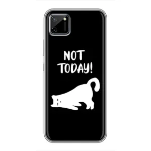 Бампер с изображением Котиков для Реалми с11 (Not Today)