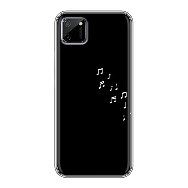 Чехол с рисунком «Ноты» для Realme C11