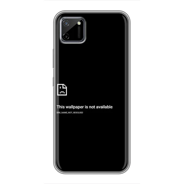 Чехол с рисунком «Ошибка» для Realme C11