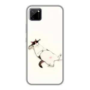 Чехол на тематику: Коты для Realme C11 (Отдых)