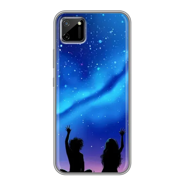 Чехол с рисунком «Парочка» для Realme C11