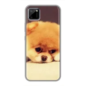 Чехол (ТПУ) Милые собачки для Realme C11 (Померанский шпиц)