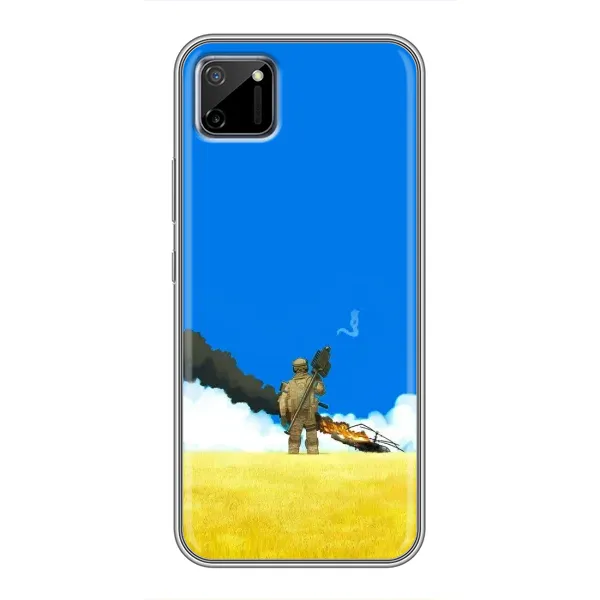 Чехол с рисунком «Попадание» для Realme C11