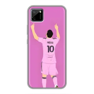 Чехлы Лео Месси в Майами на Realme C11 (Празднование Месси)