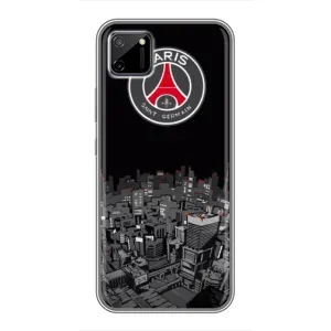 Силиконовые Чехлы принт Футбол на Realme C11 (PSG)