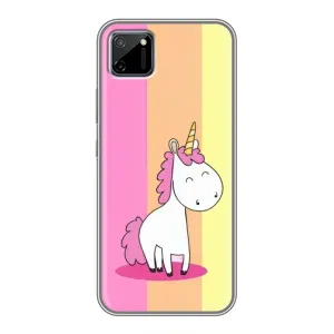 Чехол Unicorn на Realme C11 (Радужный Единорог)