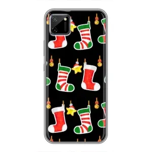 Силиконовый бампер на рождество для Realme C11 (Рождественские подарки)