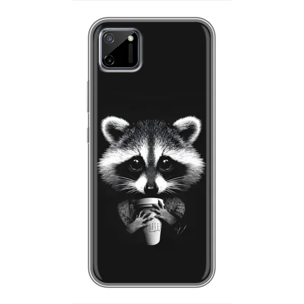 Чехол с рисунком «С кофем» для Realme C11
