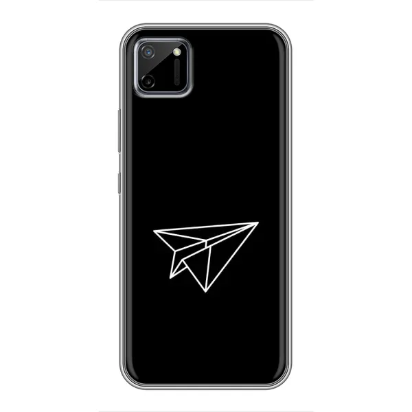 Чехол с рисунком «Самолетик» для Realme C11