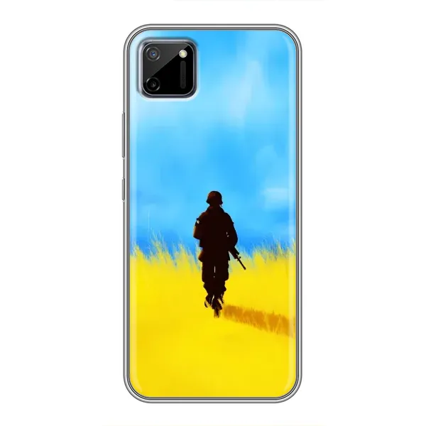 Чехол с рисунком «Солдат в поле» для Realme C11