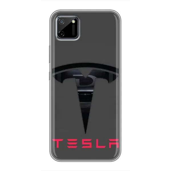 Чехол с рисунком «Logo TESLA» для Realme C11