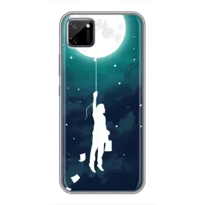 Чехол (ТПУ) с планетами на Realme C11 (To The moon)