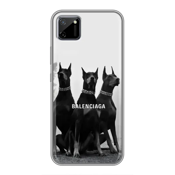 Чехол с рисунком «Три добермана» для Realme C11