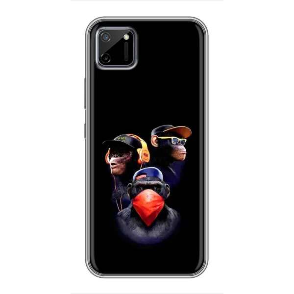 Чехол с рисунком «Три обезьяны» для Realme C11