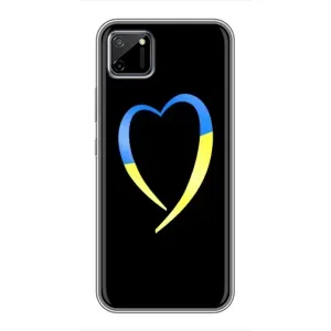 Силиконовый Чехол на Realme C11 (Я-Украина) (Украинское сердце)