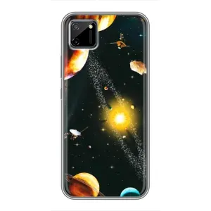 Чехол (ТПУ) с планетами на Realme C11 (Вид с космоса)