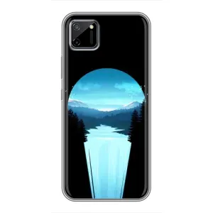Летний Чехол на Realme C11 (Синий Водопад)