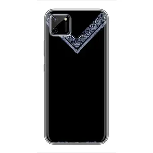 Силиконовый Чехол на Realme C11 (Воротник вышиванки)