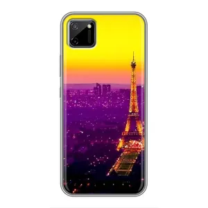 Чехол с Эйфелевой башней на Realme C11 (Яркая башня)