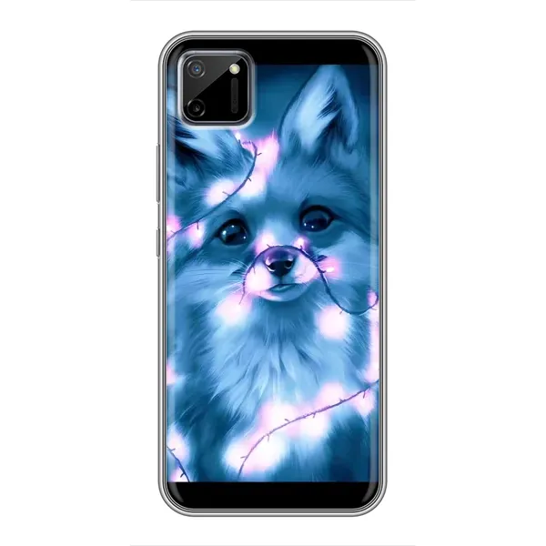 Чехол с рисунком «Яркая Лиса» для Realme C11