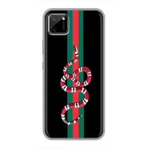 Чехлы Бренд GUCCI для Realme C11 (Змей Гуччи)