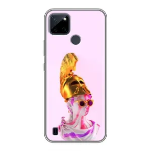 Чохол з Прикольним Принтом на Realme C12 (АРТ Статуя)